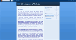 Desktop Screenshot of clasedevirologia.blogspot.com