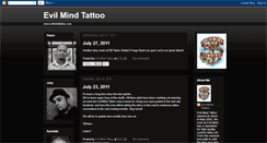 Desktop Screenshot of evilmindtattoo.blogspot.com