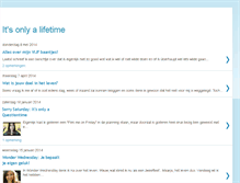 Tablet Screenshot of itsonlyalifetime.blogspot.com