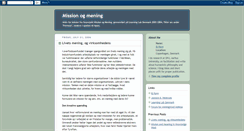 Desktop Screenshot of missionogmening.blogspot.com