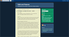 Desktop Screenshot of faithandfinances.blogspot.com