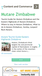 Mobile Screenshot of mutarezimbabwe.blogspot.com