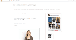 Desktop Screenshot of agelessbeautyalways.blogspot.com