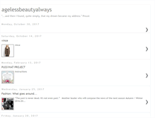 Tablet Screenshot of agelessbeautyalways.blogspot.com