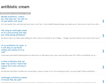 Tablet Screenshot of antibiotic-cream.blogspot.com
