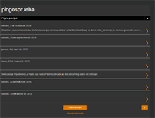 Tablet Screenshot of pingosprueba.blogspot.com