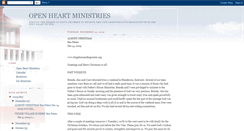 Desktop Screenshot of openheartministries.blogspot.com