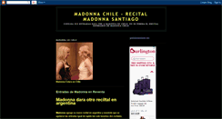 Desktop Screenshot of entradasmadonnachile.blogspot.com