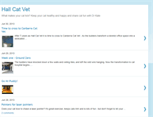Tablet Screenshot of hallcatvet.blogspot.com