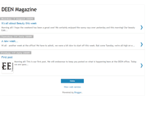 Tablet Screenshot of deenmagazine.blogspot.com