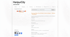 Desktop Screenshot of haripurcity.blogspot.com