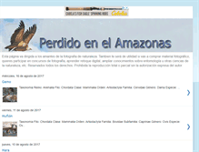 Tablet Screenshot of perdidoenelamazonas.blogspot.com