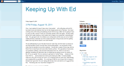 Desktop Screenshot of keepingupwithed.blogspot.com