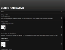 Tablet Screenshot of mundoradioativo.blogspot.com