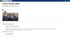Desktop Screenshot of cartercomicsblog.blogspot.com