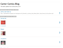 Tablet Screenshot of cartercomicsblog.blogspot.com