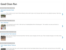 Tablet Screenshot of goodcleanrun.blogspot.com