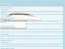 Tablet Screenshot of entre-livros.blogspot.com