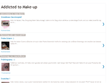 Tablet Screenshot of addictedtomake-up.blogspot.com