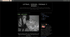 Desktop Screenshot of letrasydemas.blogspot.com