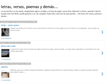 Tablet Screenshot of letrasydemas.blogspot.com