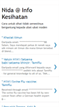 Mobile Screenshot of nida-infosihat.blogspot.com