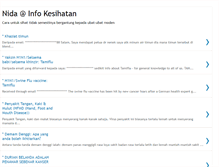 Tablet Screenshot of nida-infosihat.blogspot.com