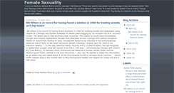 Desktop Screenshot of femalessexuality.blogspot.com