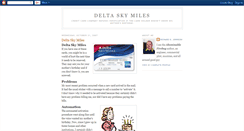 Desktop Screenshot of deltasky-miles.blogspot.com