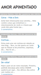 Mobile Screenshot of amorapimentado.blogspot.com