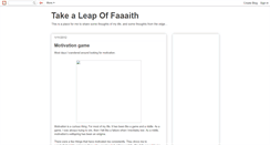 Desktop Screenshot of leapoffaaaith.blogspot.com