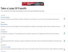 Tablet Screenshot of leapoffaaaith.blogspot.com