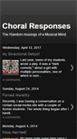Mobile Screenshot of choralresponses.blogspot.com