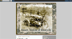 Desktop Screenshot of mausers-meds-bikes.blogspot.com