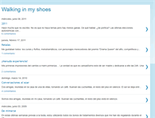 Tablet Screenshot of caminarenmiszapatos.blogspot.com