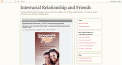Desktop Screenshot of interracialfriends.blogspot.com