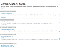 Tablet Screenshot of cpayscom2onlinecasino-seocontest.blogspot.com