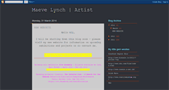 Desktop Screenshot of maevelynchartist.blogspot.com