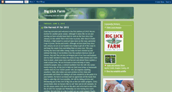 Desktop Screenshot of biglickfarm.blogspot.com