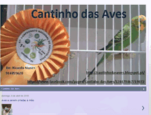 Tablet Screenshot of cantinhodasaves.blogspot.com