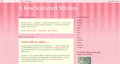 Desktop Screenshot of afewscatteredstitches.blogspot.com