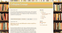 Desktop Screenshot of collegianlounge.blogspot.com