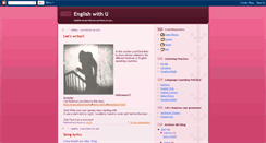 Desktop Screenshot of englishwithu.blogspot.com