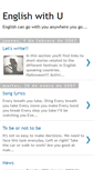Mobile Screenshot of englishwithu.blogspot.com