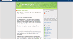 Desktop Screenshot of beautifuldayrule.blogspot.com