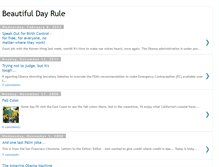 Tablet Screenshot of beautifuldayrule.blogspot.com