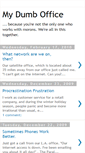 Mobile Screenshot of mydumboffice.blogspot.com