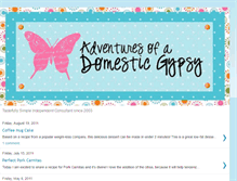Tablet Screenshot of adventuresofadomesticgypsy.blogspot.com