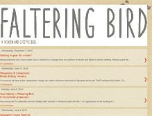 Tablet Screenshot of falteringbird.blogspot.com