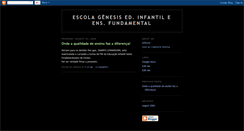 Desktop Screenshot of escolagenesispg.blogspot.com